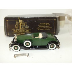 PACKARD CLIGHT 8 CONVERTIBLE COUPE 1932 BROOKLIN MODELS 1:43