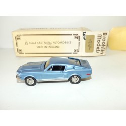 FORD SHELBY MUSTANG GT 500 1968 Bleu BROOKLIN MODELS 1:43