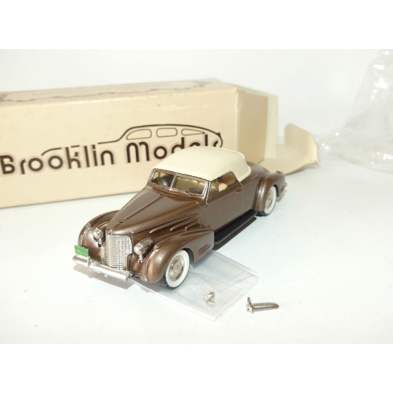 CADILLAC V16 CONVERTIBLE 1940 Marron BROOKLIN MODELS 1:43