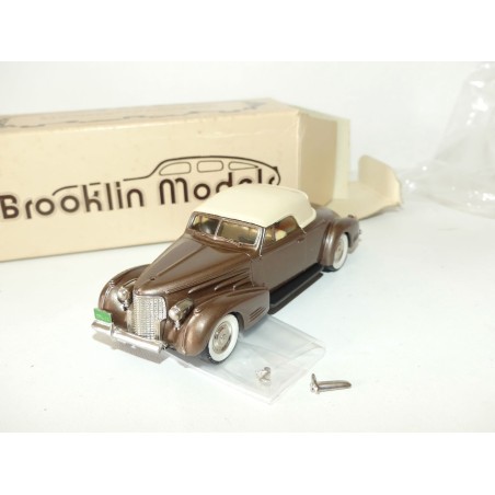 CADILLAC V16 CONVERTIBLE 1940 Marron BROOKLIN MODELS 1:43