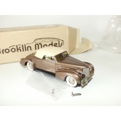 CADILLAC V16 CONVERTIBLE 1940 Marron BROOKLIN MODELS 1:43