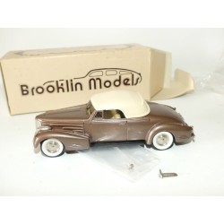 CADILLAC V16 CONVERTIBLE 1940 Marron BROOKLIN MODELS 1:43