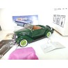 FORD DELUXE CABRIOLET 1936 Vert FRANKLIN MINT B11XA09 1:24
