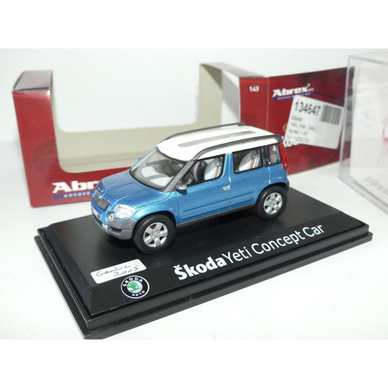 SKODA YETI CONCEPT CAR Bleu ABREX 1:43