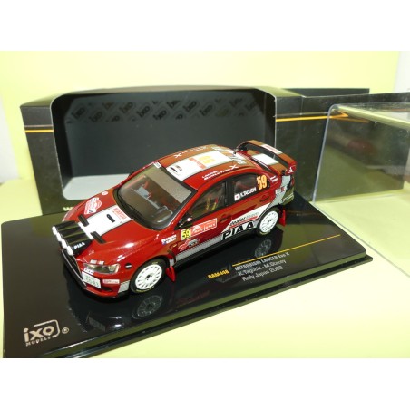 MITSUBISHI LANCER  RALLYE DU JAPON 2008 TAGUCHI IXO RAM448 1:43 16Ã¨me