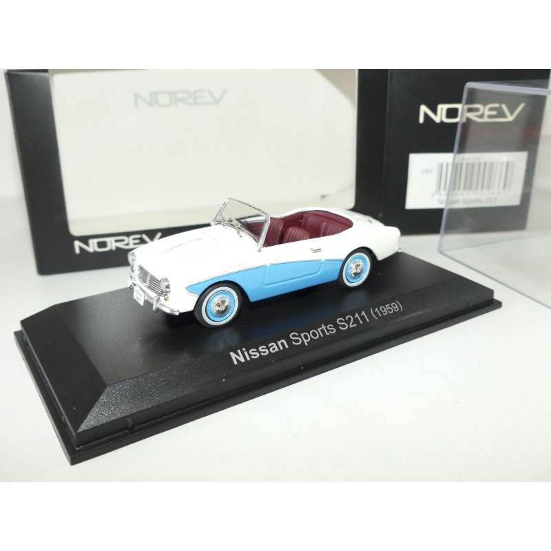NISSAN SPORT 211 Bleu et Blanc NOREV 1:43