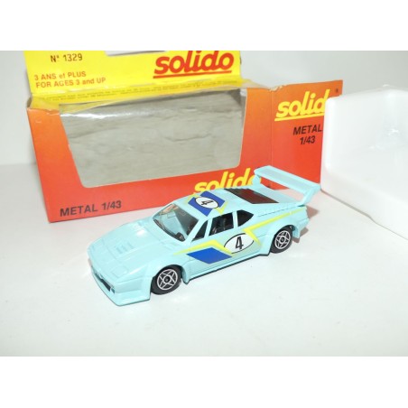 BMW M1 N°4 SOLIDO n°1329 1:43