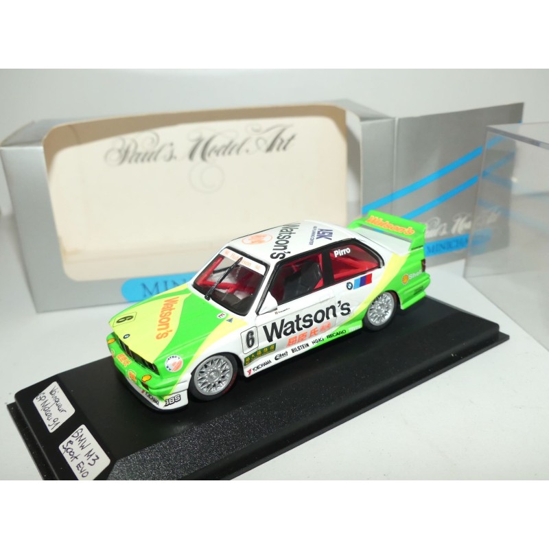 BMW M3 N°6 GP MACAU 1991 MINICHAMPS 1:43