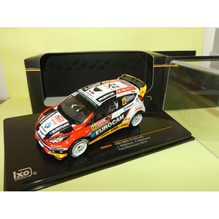 FORD FIESTA RS WRC RALLYE MONTE CARLO 2014 MELICHAREK IXO RAM570 1:43 8Ã¨me