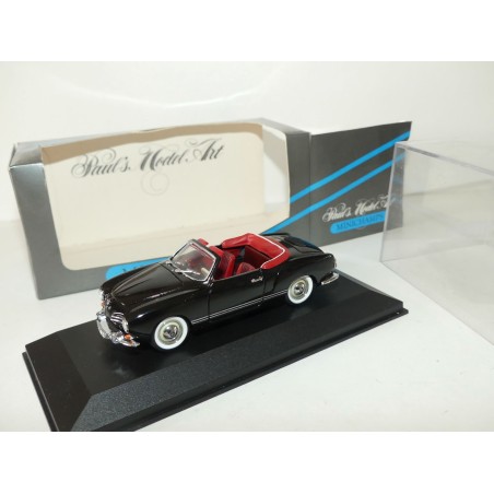VW KARMANN GHIA CABRIOLET Noir MINICHAMPS 1:43