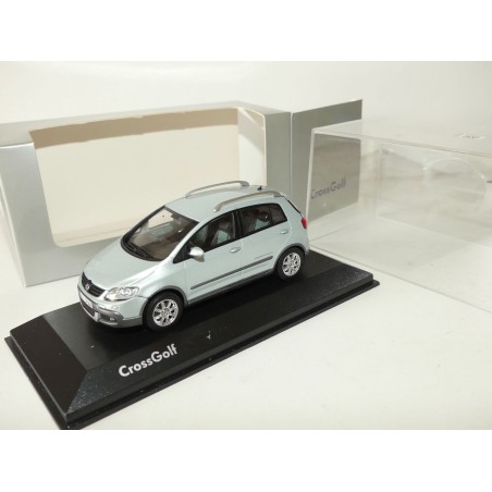 VW GOLF CROSSGOLF Gris BleutÃ© MINICHAMPS 1:43