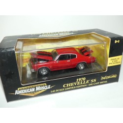 CHEVELLE SS 1970 Rouge AMERICAN MUSCLE ERTL COLLECTIBLE 1:43