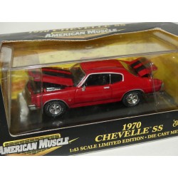 CHEVELLE SS 1970 Rouge AMERICAN MUSCLE ERTL COLLECTIBLE 1:43