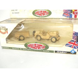 JEEP WILLYS ANIVERSAIRE LIBERATION MILITAIRE SOLIDO 1:43