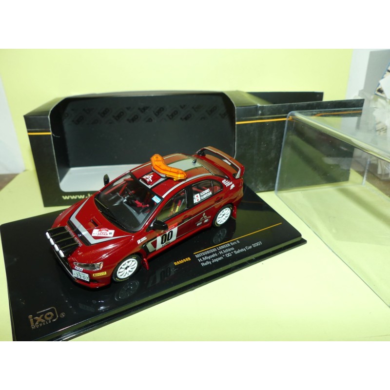 MITSUBISHI LANCER EVO X RALLYE DU JAPON SAFETY CAR 2007 IXO RAM449 1:43