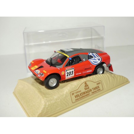 VW TAREK NÂ°203 RALLYE PARIS DAKAR 2003 J. KLEINSCHMIDT NOREV 1:43 8Ã¨me