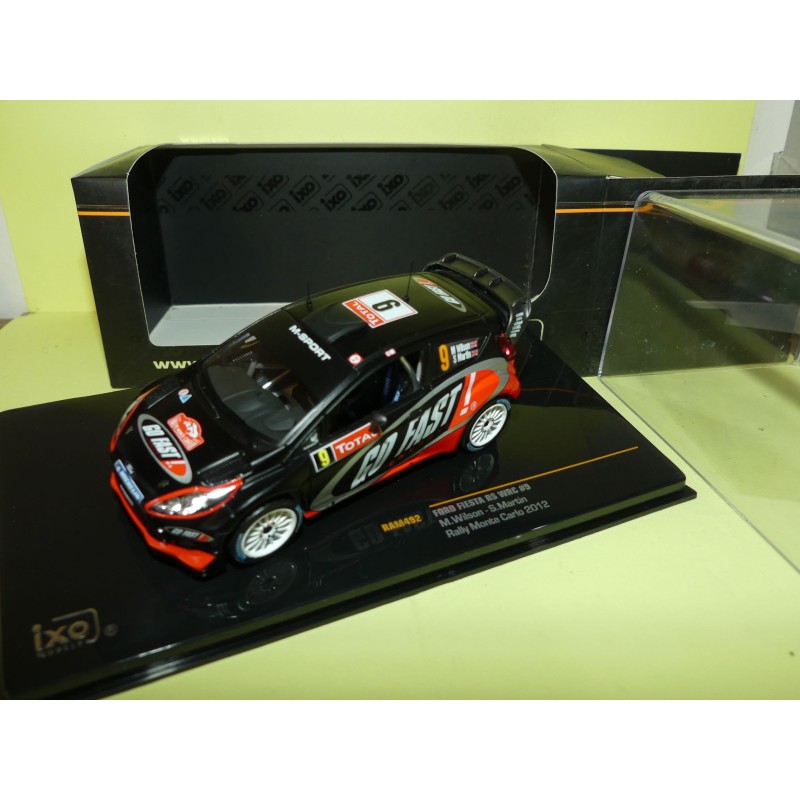 FORD FIESTA RS WRC 08 RALLYE DE MONTE CARLO 2012 WILSON IXO RAM492 1:43 9Ã¨me