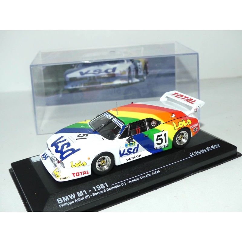 BMW M1 N°51 LE MANS 1981 ALTAYA 1:43 16ème