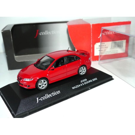 MAZDA 6 2002 Rouge J-COLLECTION JC029 1:43