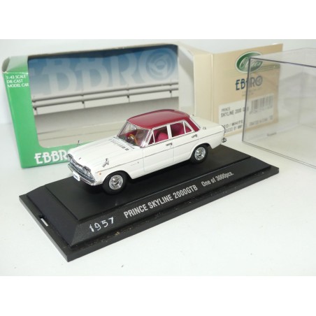 PRINCE SKYLINE 2000 GT-B Rouge et Blanc EBBRO 180 1:43