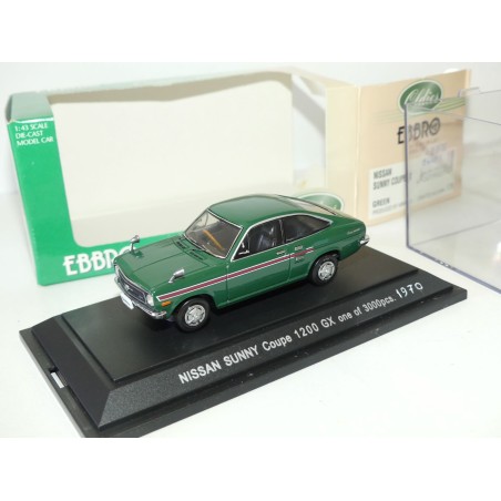 NISSAN SUNNY COUPE GX Vert EBBRO 176 1:43
