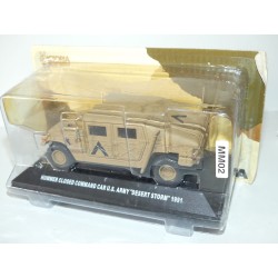 HUMMER CLOSED COMMAND CAR US ARMY 1991 MILITAIRE VICTORIA DE AGOSTINI 1:43