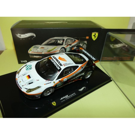 FERRARI 458 ITALIA GT2 NÂ°89 LE MANS 2011 HOTWHEELS 1:43 Abd