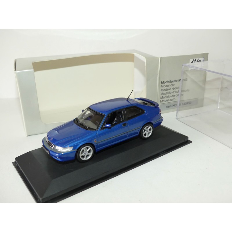 SAAB 9-3 VIGGEN COUPE Bleu MINICHAMPS 1:43