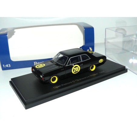OPEL REKORD C SCHWARZE WITWE 1967 Noir BOS 1:43