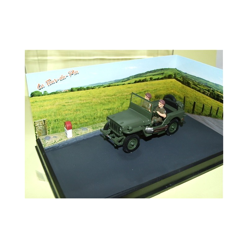 JEEP WILLYS Manoeuvre militaire ALTAYA N7 Route Bleu 1:43