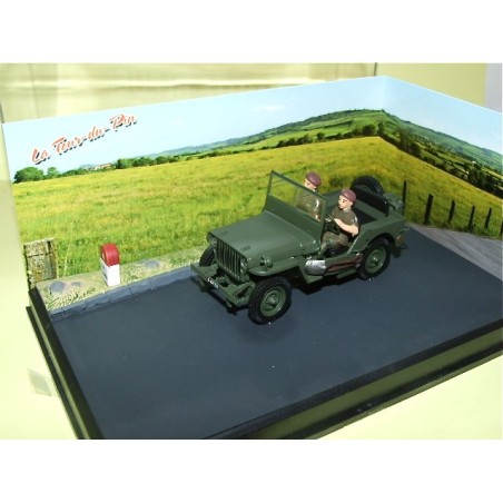JEEP WILLYS Manoeuvre militaire ALTAYA N7 Route Bleu 1:43