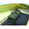 JEEP WILLYS Manoeuvre militaire ALTAYA N7 Route Bleu 1:43