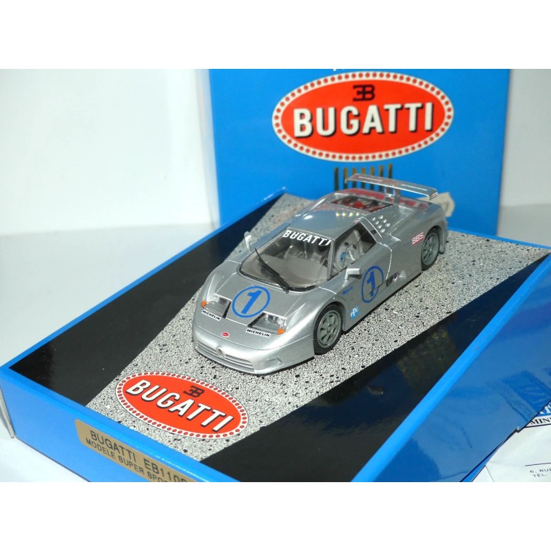 BUGATTI EB110 S SUPER SPORT 1993 Gris NOREV 1:43