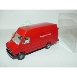 CAMION FIAT IVECO UNIC DAILY 40.8 POMPIERS VIGILI DEL FUEGO OLD CAR 1:43 imperfection