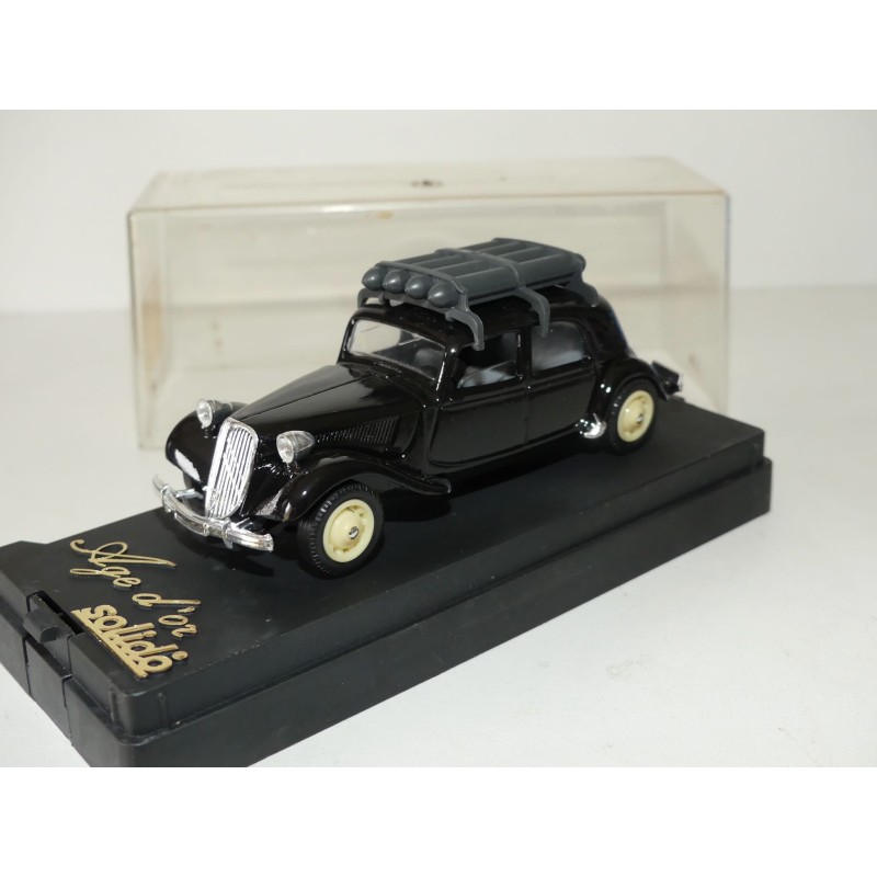 CITROEN TRACTION 15CV GAZ Noir SOLIDO 1:43