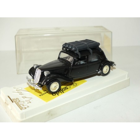 CITROEN TRACTION 15CV GAZ Noir SOLIDO 1:43