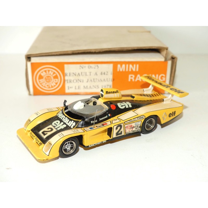 RENAULT ALPINE A442 N°2 LE MANS 1978 KIT MINI RACING 1:43 1er
