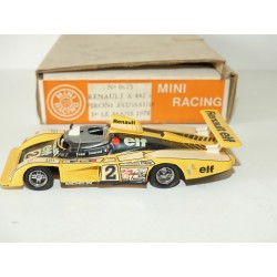 RENAULT ALPINE A442 N°2 LE MANS 1978 KIT MINI RACING 1:43 1er