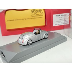 FIAT 500 BARCHETTA PETER STEVENS 1972 Gris ROK MODELS 1:43