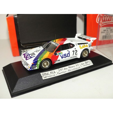 BMW M1 N°72 LE MANS 1981 QUARTZO 3043 1:43