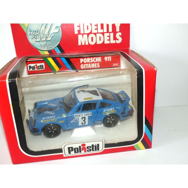PORSCHE 911 GITANES RALLYE MONTE CARLO POLISTIL S712 1:25 1:24