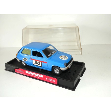 RENAULT 5 N°30 Bleu NACORAL 1:24 1:25