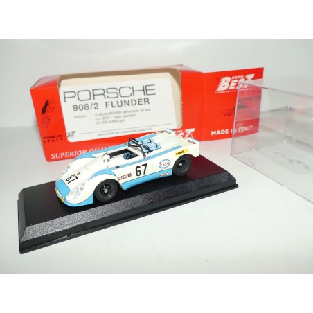 PORSCHE 908 02 FLUNDER NÂ°67 LE MANS 1972 BEST 9110 1:43