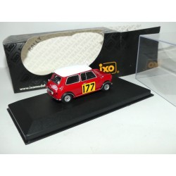 AUSTIN MINI COOPER NÂ°177 RALLYE MONTE CARLO 1967 IXO RAC086 1:43 1er