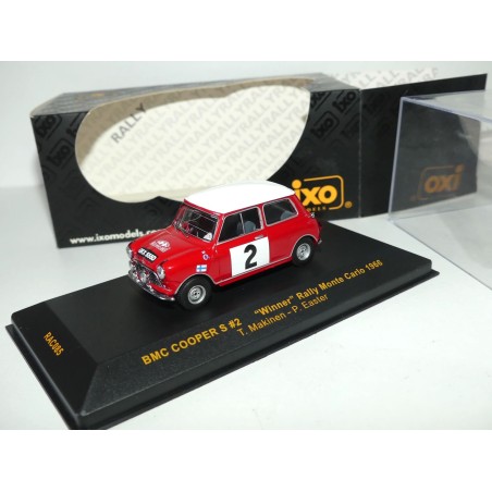 AUSTIN MINI COOPER N°2 RALLYE MONTE CARLO 1966 IXO RAC085 1:43 1er