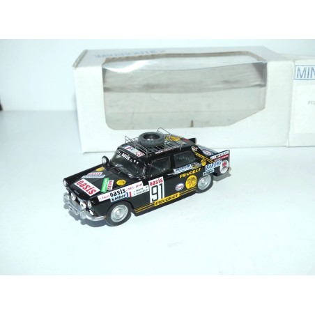 PEUGEOT 404 N°91 RALLYE A DAKAR 1980 MINIROUTE 1:43