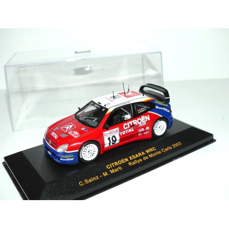 CITROEN XSARA WRC RALLYE MONTE CARLO 2003 C. SAINZ RALLY CAR 1:43 3Ã¨me