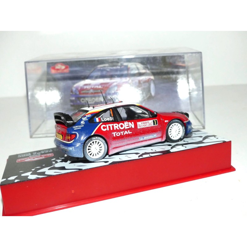 Voiture Miniature 1/43 Citroën Xsara WRC Rallye Monte-Carlo 2003 – McRae, IXO Pour Eaglemoss, Boîte Vitrée, Métal Zamac