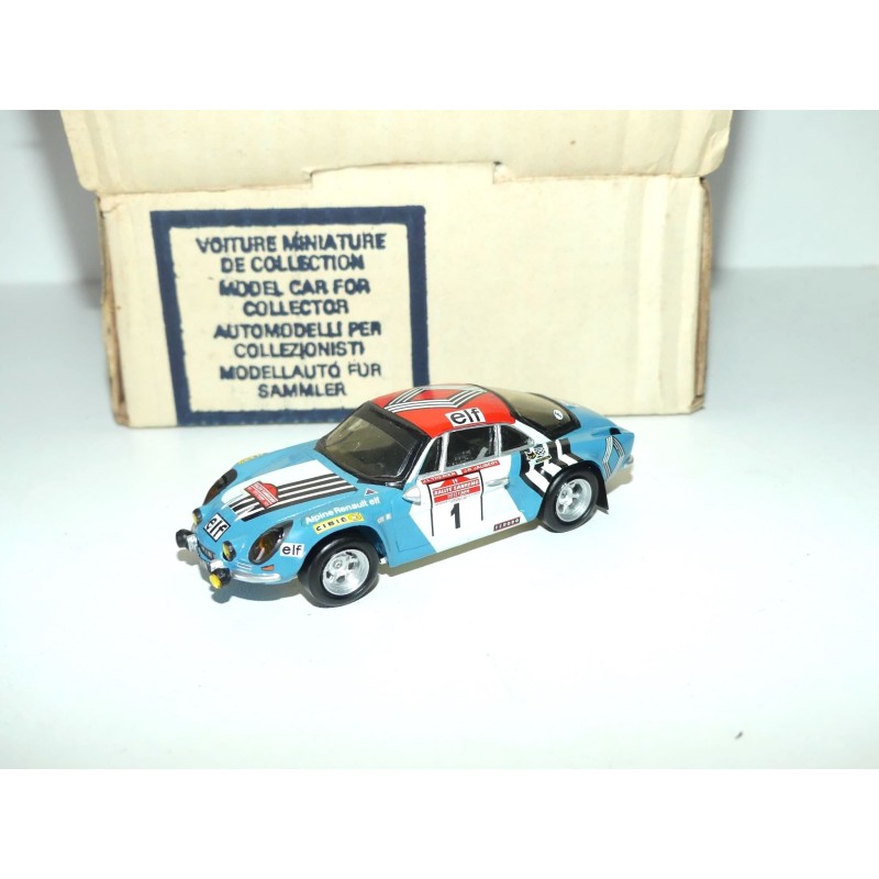 RENAULT ALPINE A110 N°1 RALLYE SANREMO 1971 J.P. THERIER KIT Monté MRF 1:43