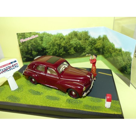 PEUGEOT 203 La Crevaison ALTAYA N7 Route Bleu 1:43